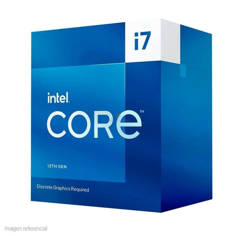 PROCESADOR INTEL CORE I7-13700F 5.2GHZ, 30MB CACHE, 16 NÚCLEOS, SIN GRÁFICA INTEGRADA, SOCKET LGA 1700, INCLUYE COOLER (BX8071513700F)