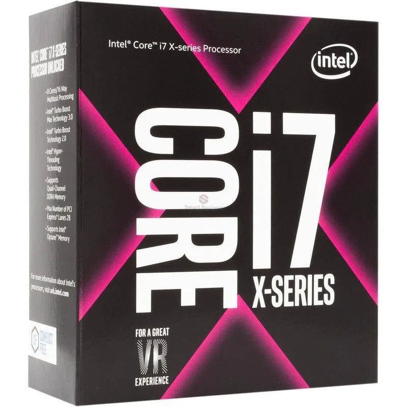 PROCESADOR INTEL CORE I7-7800X: RENDIMIENTO A 3.50 GHZ, CACHÉ L3 DE 8.25 MB, SOCKET LGA2066, POTENCIA DE 140W, TECNOLOGÍA DE 14 NM