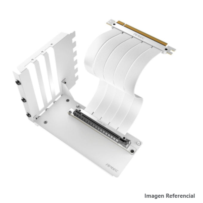 CABLE RISER ANTEC PCI EXPRESS 4 0 BLANCO 30CM GPU EXTENSOR VERTICAL COMPATIBLE RTX3070 RTX4060
