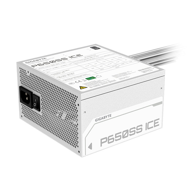 FUENTE DE ALIMENTACIÓN ATX GIGABYTE GP-P650SS ICE: 650W, 80 PLUS SILVER, EFICIENCIA ENERGÉTICA Y RENDIMIENTO ESTABLE