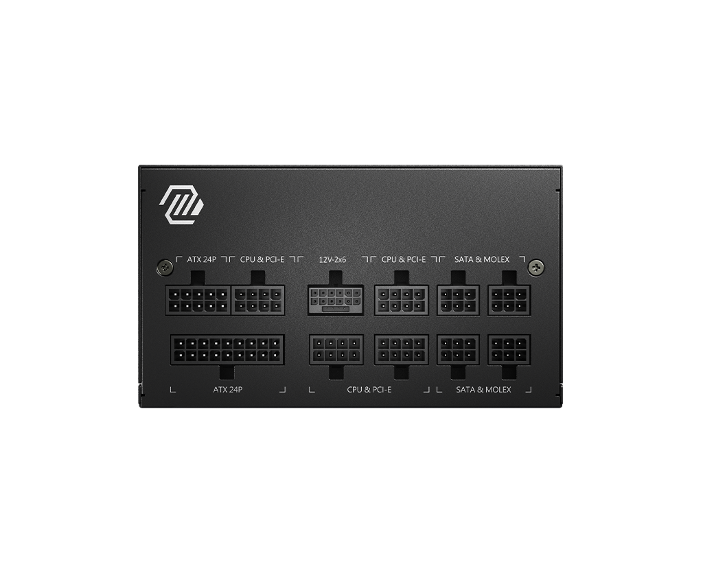 FUENTE DE PODER ATX MSI MAG A750GL 750W 80+ GOLD CON CONECTOR PCIE 5.0
