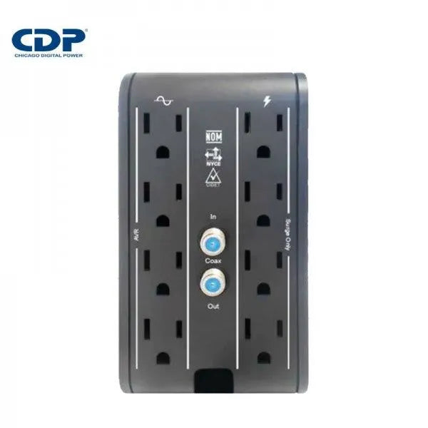 REGULADOR DE VOLTAJE CDP R2CU-AVR1008I: POTENCIA DE 1000VA / 500W, RANGO DE VOLTAJE DE 170-270 VAC