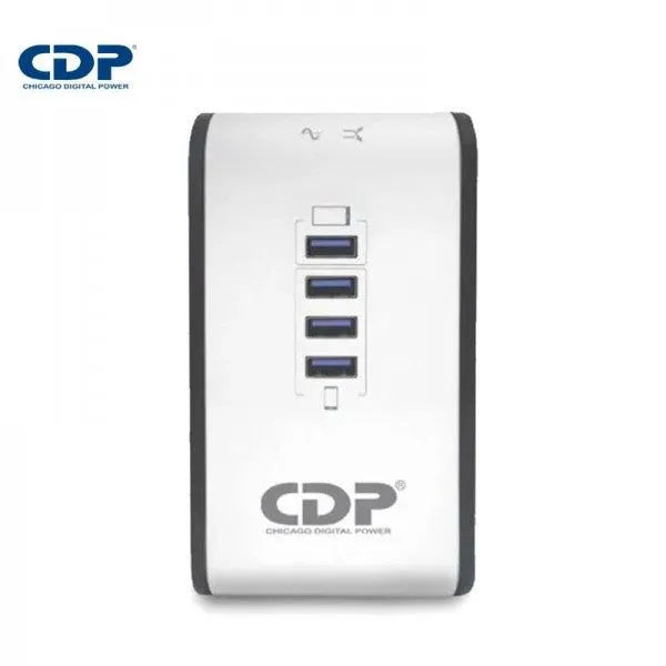 REGULADOR DE VOLTAJE CDP R2CU-AVR1008I: POTENCIA DE 1000VA / 500W, RANGO DE VOLTAJE DE 170-270 VAC