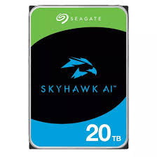 DISCO DURO INTERNO PARA VIDEOVIGILANCIA SEAGATE SKYHAWK AI 20TB - SATA 6GB/S, 3.5 PULGADAS, 512MB CACHE, SERVICIOS DE RESCATE IN-HOUSE, IDEAL PARA SISTEMAS DVR/NVR