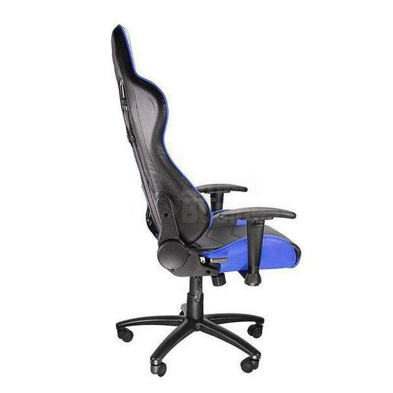 SILLA GAMING ERGONÓMICA PRIMUS THRÓNOS 100T AZUL - MODELO 100T, AJUSTABLE, TAPIZADO PREMIUM, APOYABRAZOS 4D, SOPORTE LUMBAR Y REPOSACABEZAS INTEGRADOS.