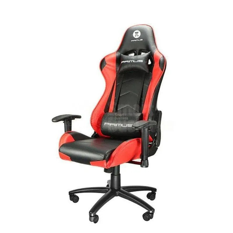 SILLA GAMING ERGONÓMICA PRIMUS THRÓNOS 100T ROJO - MARCA PRIMUS, MODELO THRÓNOS 100T, AJUSTABLE Y CON LUCES LED INTEGRADAS