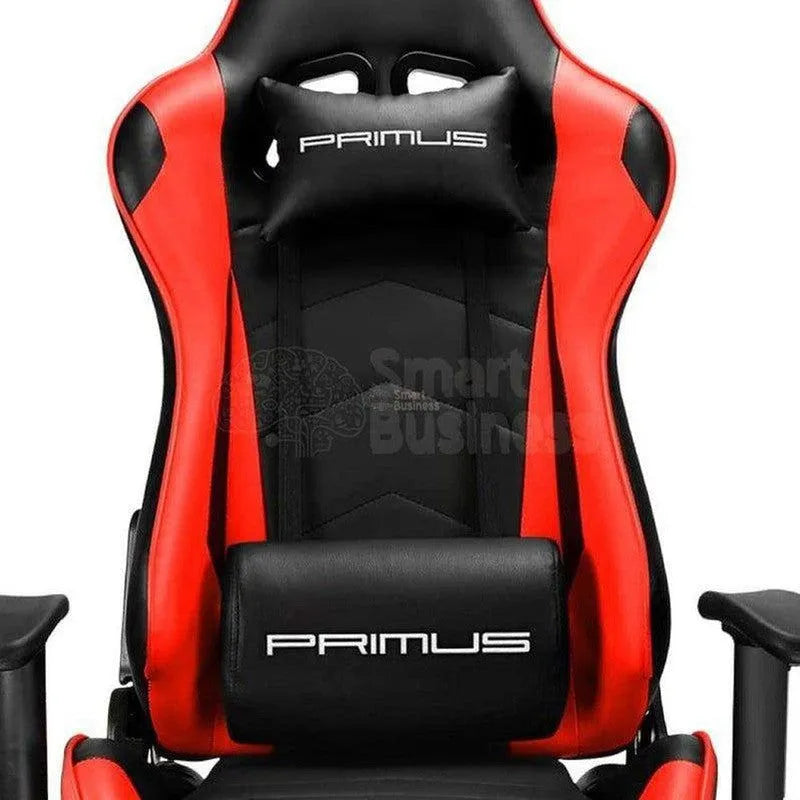 SILLA GAMING ERGONÓMICA PRIMUS THRÓNOS 100T ROJO - MARCA PRIMUS, MODELO THRÓNOS 100T, AJUSTABLE Y CON LUCES LED INTEGRADAS