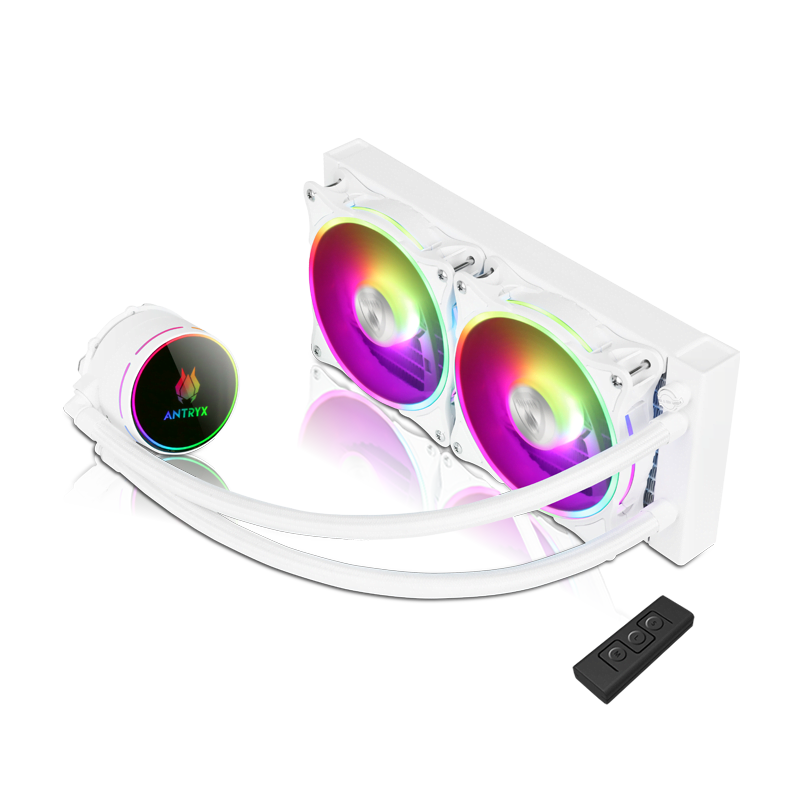 SISTEMA DE ENFRIAMIENTO LIQUIDO ANTRYX TRITON EVO  240 WHITE, ARGB (AWC-TE240W)