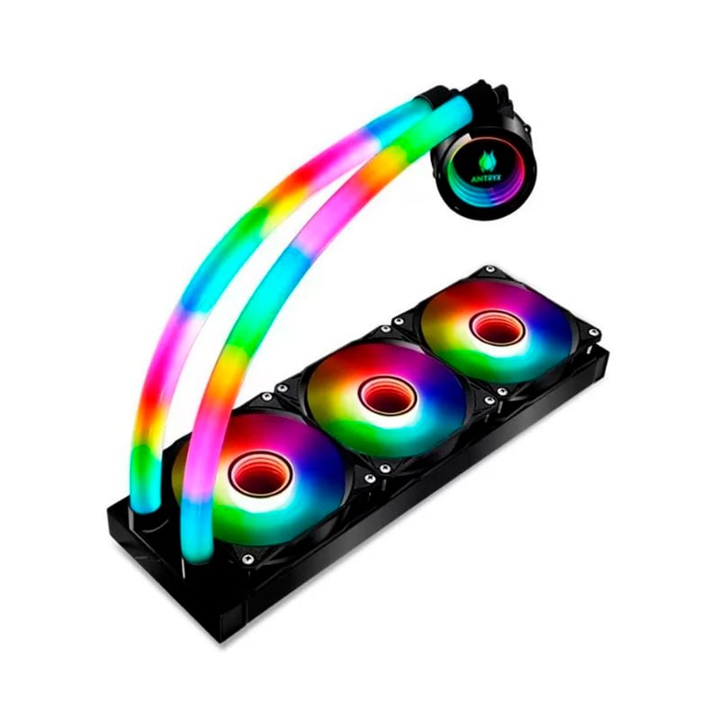 SISTEMA DE ENFRIAMIENTO LIQUIDO ANTRYX TRITON EVO  360 BLACK, ARGB (AWC-TE360K)