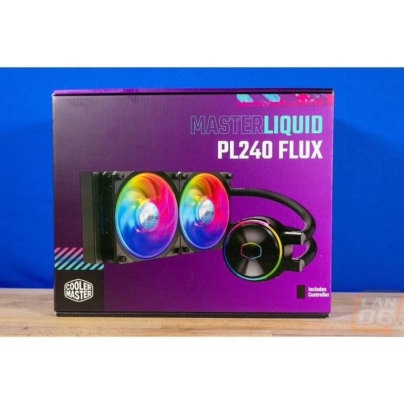 Sistema De Enfriamiento Liquido Cooler Master Masterliquid Pl240 Flux Black, Argb (Mly-D24M-A23Pz-R1)