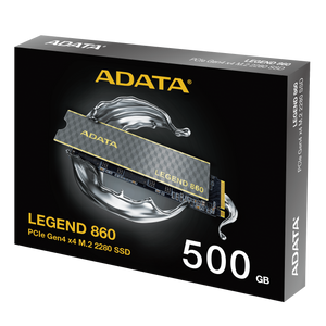 DISCO SSD ADATA LEGEND 860 500GB - VELOCIDAD ULTRARRÁPIDA 5000/3000 MB/S, ALTO RENDIMIENTO Y FIABILIDAD