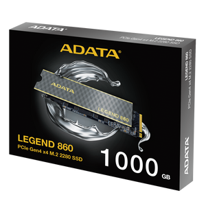 DISCO SSD M.2 ADATA LEGEND 860 1TB NVME 1.4 - VELOCIDAD DE LECTURA DE 6000MB/S PARA RENDIMIENTO SUPERIOR