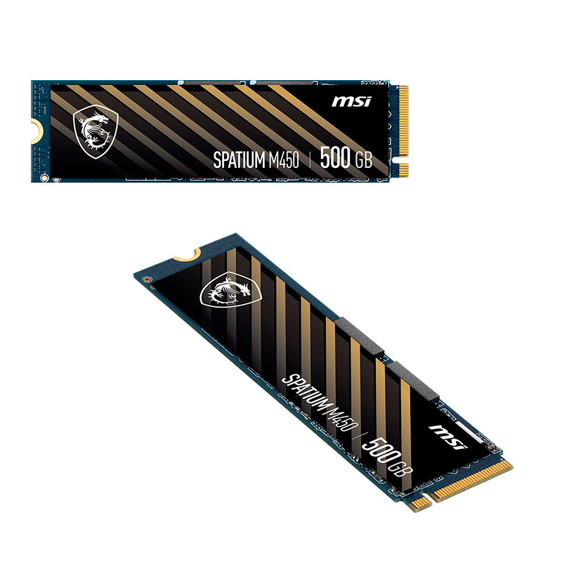 Unidad de Estado Solido MSI SPATIUM M450 500GB M.2.2280 PCIe Gen 4.0x4, NVMe 1.4