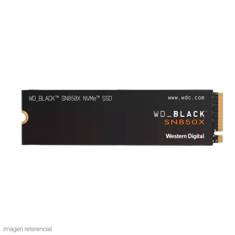 DISCO DURO INTERNO SANDISK UNIDAD EN ESTADO SOLIDO WESTERN DIGITAL BLACK SN850X NVME 1TB, M.2 2280, PCIE GEN 4.0 X4.