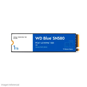 SSD INTERNA WD BLUE SN580 1 TB NVMe - RENDIMIENTO ULTRARRÁPIDO Y FIABILIDAD SUPERIOR PARA PCs Y LAPTOPS