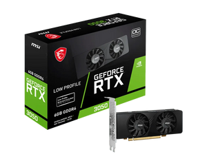 TARJETA GRÁFICA DE DESEMPEÑO AVANZADO MSI GEFORCE RTX 3050 LP 6GB OC GDDR6 PCI-EXPRESS 4.0