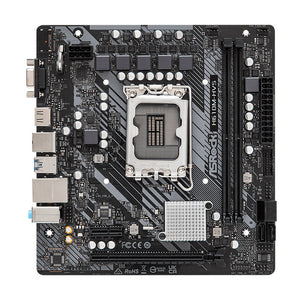 TARJETA MADRE ASROCK MICRO-ATX INTEL H610M-HVS S-1700 HDMI 64GB DDR4 – REQUIERE ACTUALIZACIÓN DE BIOS PARA 13ª GENERACIÓN INTEL