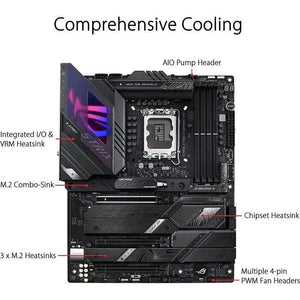 TARJETA MADRE ASUS ROG STRIX Z790-E GAMING WIFI - ATX, SOCKET 1700, CHIPSET INTEL Z790, HDMI, COMPATIBLE CON 128GB DDR5