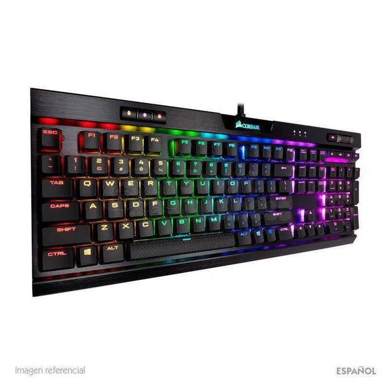 TECLADO CORSAIR K70 RGB: MECÁNICO, RETROILUMINADO, MULTIMEDIA, USB