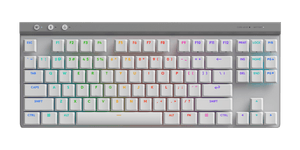 TECLADO INALÁMBRICO LOGITECH G515 TKL LIGHTSPEED/BT LIGHTSYNC RGB BLANCO (920-012535) – TECNOLOGÍA AVANZADA Y DISEÑO ELEGANTE