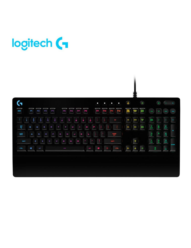TECLADO GAMER LOGITECH G213 PRODIGY RGB LED ILUMINADO - ALTO RENDIMIENTO Y PERSONALIZACIÓN