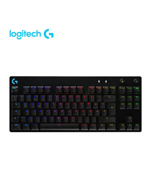 TECLADO MECÁNICO GAMER LOGITECH PRO CON SWITCH BLUE E ILUMINACIÓN RGB LED (920-009388) - ALTO RENDIMIENTO PARA JUEGOS