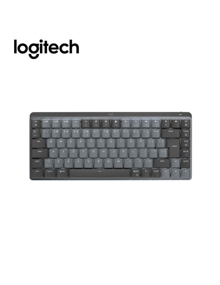 TECLADO INALÁMBRICO LOGITECH MX MECHANICAL MINI CON SWITCH BROWN Y SENSORES DE LUZ AMBIENTAL (MODELO 920-010846) - EXPERIENCIA DE ESCRITURA AVANZADA Y AJUSTE AUTOMÁTICO DE LUMINOSIDAD