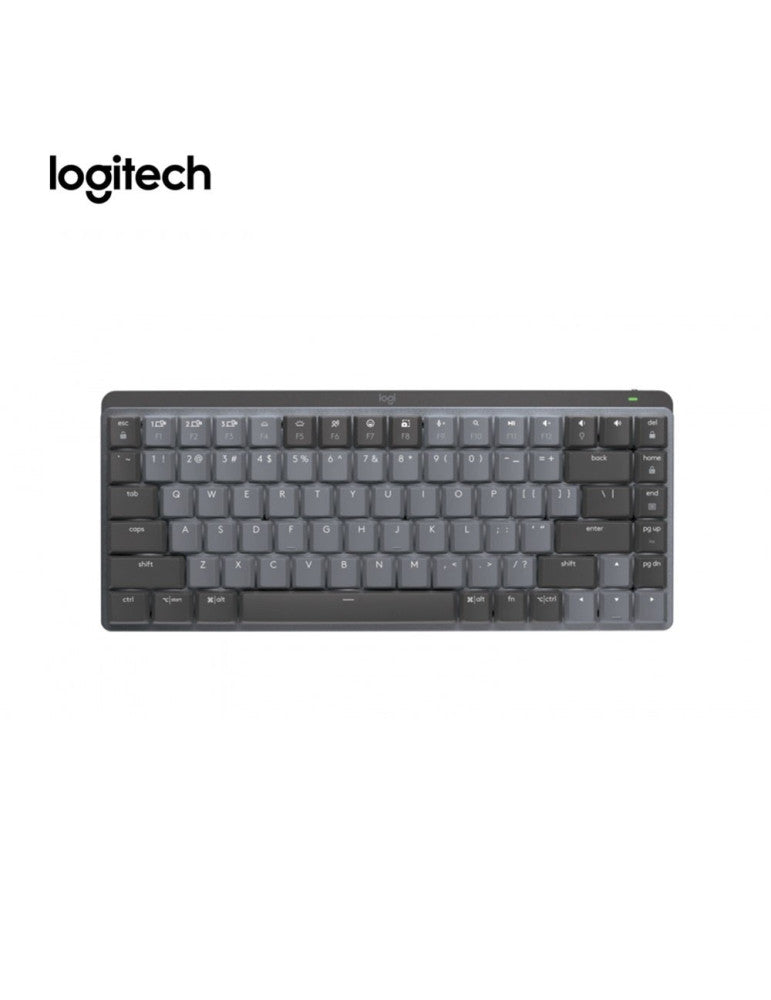 TECLADO INALÁMBRICO LOGITECH MX MECHANICAL MINI CON SWITCH BROWN Y SENSORES DE LUZ AMBIENTAL (MODELO 920-010846) - EXPERIENCIA DE ESCRITURA AVANZADA Y AJUSTE AUTOMÁTICO DE LUMINOSIDAD