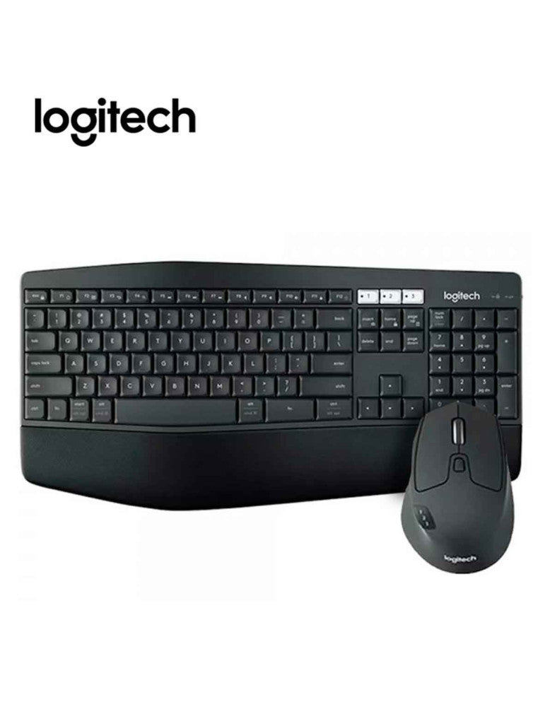 KIT DE TECLADO Y MOUSE INALÁMBRICO LOGITECH MK850 USB NEGRO (PN 920-008659) CON TECLADO ERGONÓMICO Y CONECTIVIDAD MULTIDISPOSITIVO