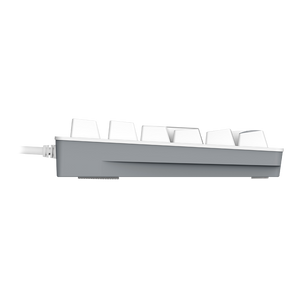 TECLADO MECÁNICO ANTRYX MK860L WHITE & GRAY CON SWITCHES AZULES: ALTA PRECISIÓN Y DURABILIDAD PARA GAMERS Y PROFESIONALES
