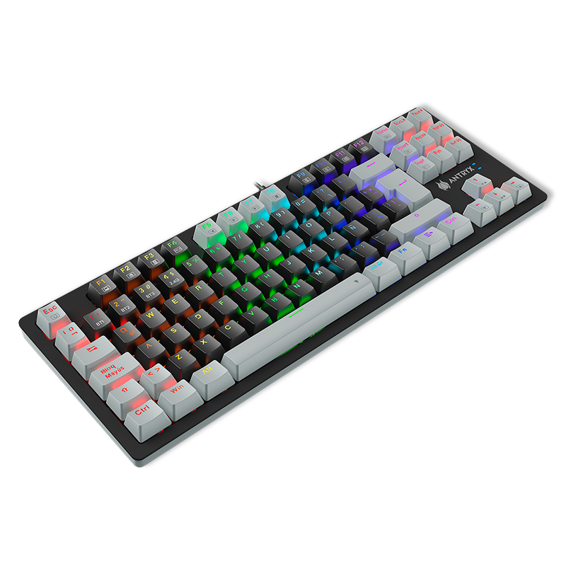 TECLADO MECÁNICO INALÁMBRICO ANTRYX MK845 TRIX RED SWITCH - DESEMPEÑO PROFESIONAL Y DISEÑO ERGONÓMICO