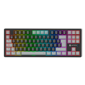 TECLADO MECÁNICO INALÁMBRICO ANTRYX MK845 TRIX RED SWITCH - DESEMPEÑO PROFESIONAL Y DISEÑO ERGONÓMICO