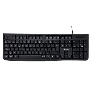 TECLADO MULTIMEDIA TEROS TE-4067S USB 2.0 NEGRO CON TECLAS DE ACCESO RÁPIDO Y DISEÑO ERGONÓMICO