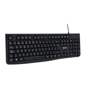 TECLADO MULTIMEDIA TEROS TE-4067S USB 2.0 NEGRO CON TECLAS DE ACCESO RÁPIDO Y DISEÑO ERGONÓMICO