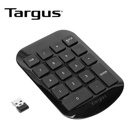 TECLADO NUMÉRICO INALÁMBRICO USB NEGRO TARGUS (PN AKP11US) - CONECTIVIDAD INALÁMBRICA, DISEÑO ERGONÓMICO, COMPATIBILIDAD UNIVERSAL