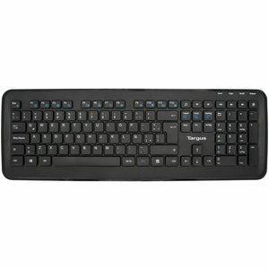 KIT TECLADO Y RATÓN INALÁMBRICO TARGUS AKM610ES - CONEXIÓN USB RF 2.4GHZ - DISEÑO ERGONÓMICO - DPI 1600 - COLOR NEGRO