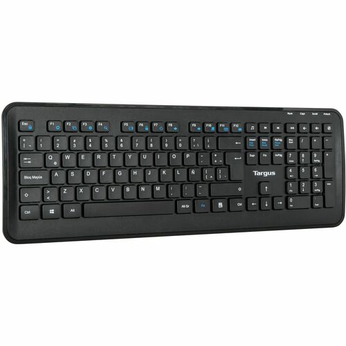 KIT TECLADO Y RATÓN INALÁMBRICO TARGUS AKM610ES - CONEXIÓN USB RF 2.4GHZ - DISEÑO ERGONÓMICO - DPI 1600 - COLOR NEGRO