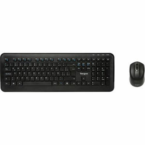 KIT TECLADO Y RATÓN INALÁMBRICO TARGUS AKM610ES - CONEXIÓN USB RF 2.4GHZ - DISEÑO ERGONÓMICO - DPI 1600 - COLOR NEGRO
