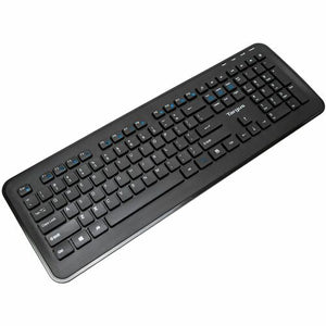 KIT TECLADO Y RATÓN INALÁMBRICO TARGUS AKM610ES - CONEXIÓN USB RF 2.4GHZ - DISEÑO ERGONÓMICO - DPI 1600 - COLOR NEGRO