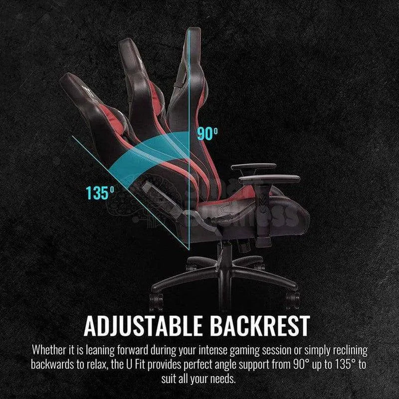 SILLA DE JUEGOS THERMALTAKE U-FIT CON AJUSTE ERGONÓMICO PARA VIDEOJUEGOS