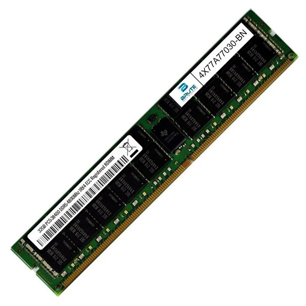 MEMORIA RAM LENOVO THINKSYSTEM: 32GB TRUDDR5 4800MHZ (1RX4) RDIMM 10X4