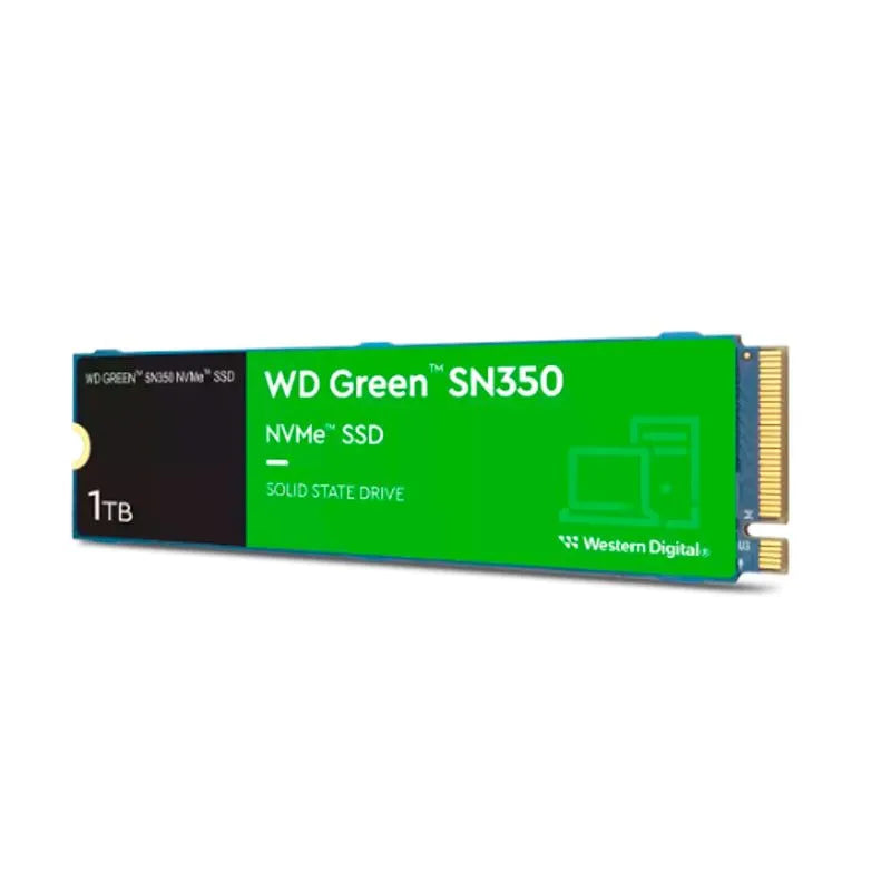 DISCO SSD WESTERN DIGITAL GREEN SN350 - 1TB, NVME M.2 2280, PCIE GEN3 X4, NVME V1.3