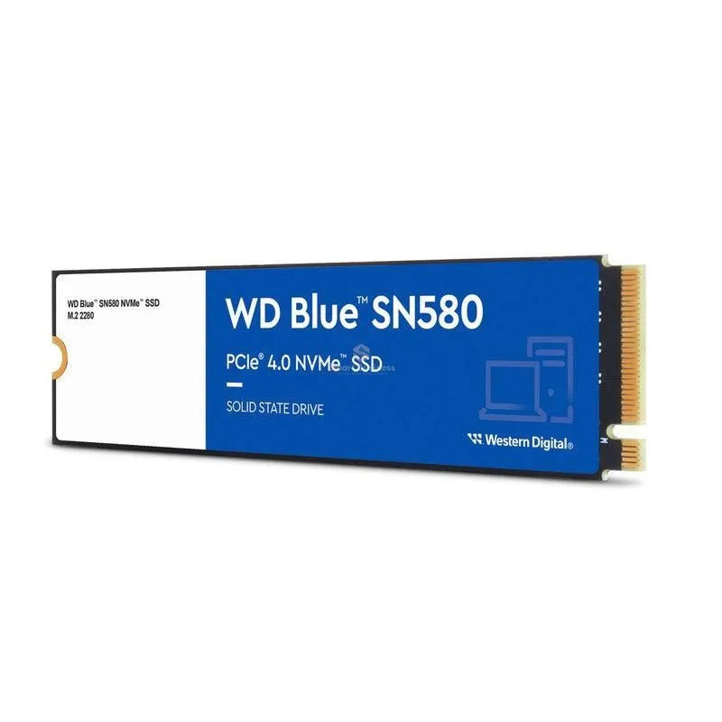 UNIDAD SSD WESTERN DIGITAL BLUE SN580: 500GB M.2 2280 PCIe GEN4 NVMe 1.4B