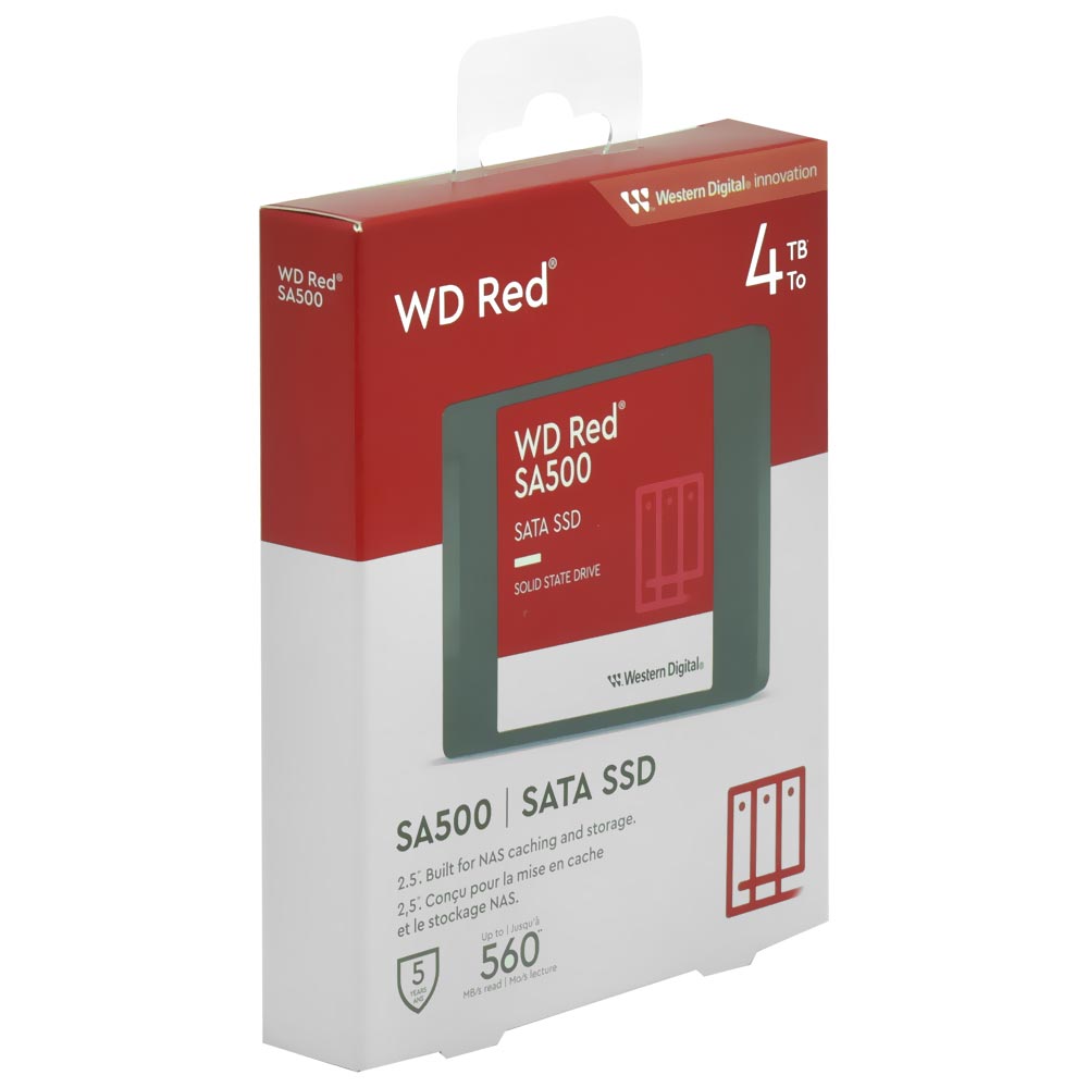 DISCO SSD WESTERN DIGITAL RED SA500 NAS 4TB SATA 2.5