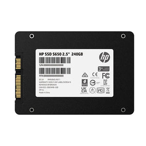 SSD HP S650 - UNIDAD EN ESTADO SÓLIDO 2.5