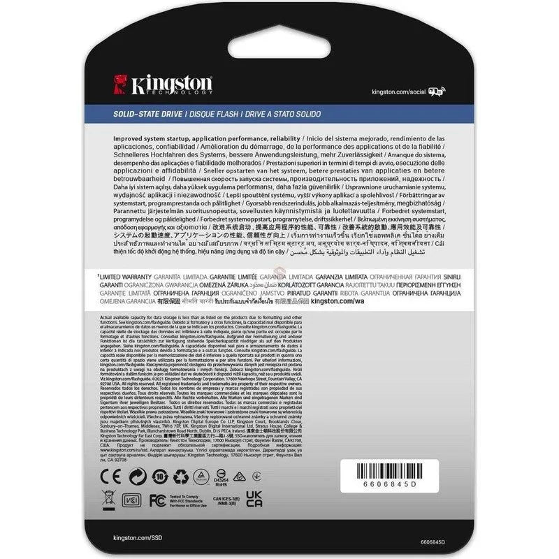 SSD KINGSTON DC600M - UNIDAD EN ESTADO SÓLIDO 960GB, SATA REV. 3.0 (6GB/SEG), 2.5
