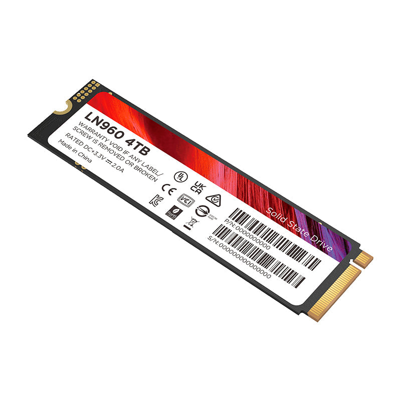 DISCO DURO SÓLIDO LENOVO LN960 4TB M.2 2280 PCIE GEN 4 X4 NVME 2.0