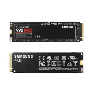 DISCO SSD SAMSUNG 990 PRO: ALMACENAMIENTO DE ALTA VELOCIDAD 1TB, FORMATO M.2 2280, INTERFAZ PCIE GEN 4.0 X4, COMPATIBLE CON NVME 2.0
