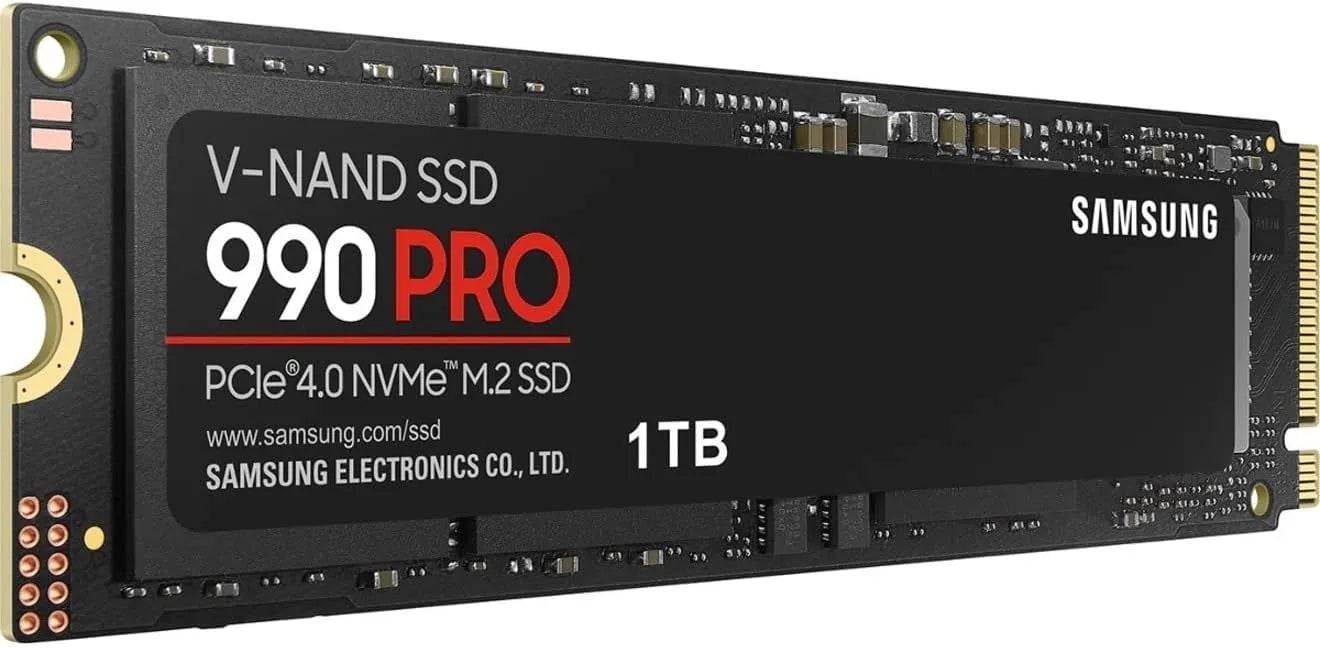 DISCO SSD SAMSUNG 990 PRO: ALMACENAMIENTO DE ALTA VELOCIDAD 1TB, FORMATO M.2 2280, INTERFAZ PCIE GEN 4.0 X4, COMPATIBLE CON NVME 2.0