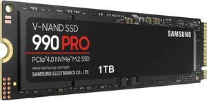 DISCO SSD SAMSUNG 990 PRO: ALMACENAMIENTO DE ALTA VELOCIDAD 1TB, FORMATO M.2 2280, INTERFAZ PCIE GEN 4.0 X4, COMPATIBLE CON NVME 2.0